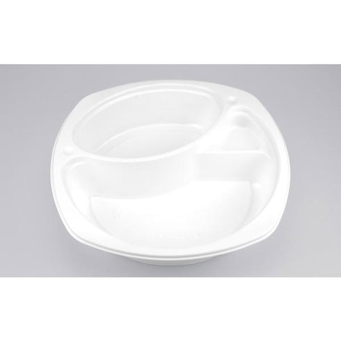 【蓋付き】BFカレー内11(ホワイト) 【本体400枚・蓋400枚セット】